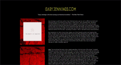 Desktop Screenshot of garyjennings.com